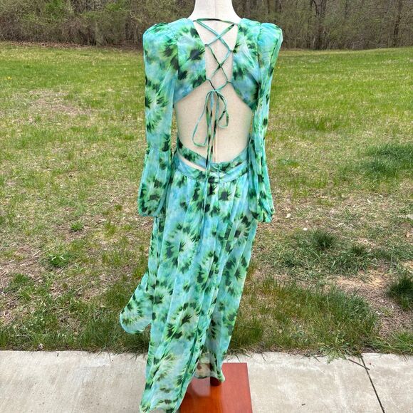 RAHI Willa Cutout Open Back Long Sleeve Dress NWT - Picture 10 of 12